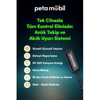 PT-190 Araç Takip Cihazı PT-190 Araç Takip Cihazı